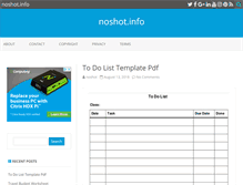 Tablet Screenshot of noshot.info